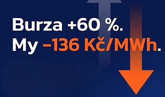 Energie na burze zdražují. My ne.